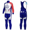 Completo Maglia ML + Pantaloncino con bretelle ML 2020 Groupama-FDJ Winter Invernale N001